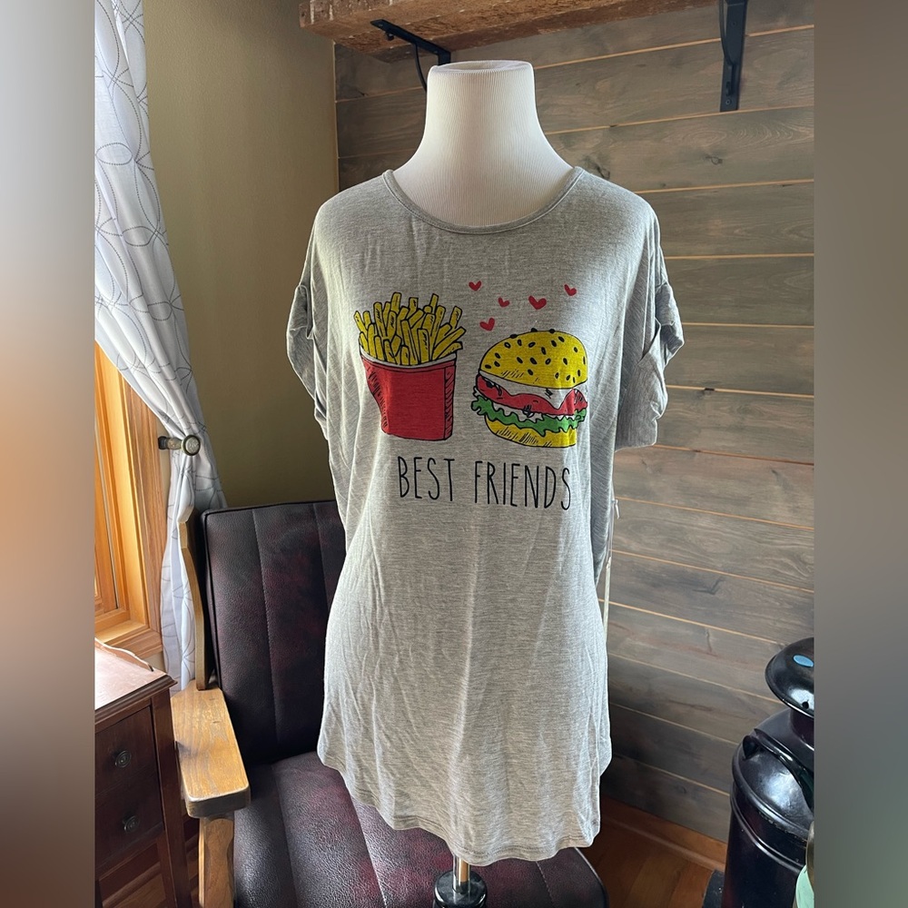 NWT Cover Stitched T-Shirt, short sleeves, size Large